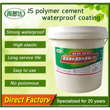 Revestimento impermeável composto quente do cimento Js do polímero da resistência do tempo das vendas no baixo preço